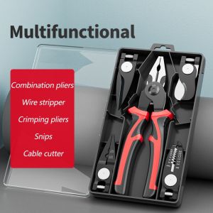 Multifunctional Replaceable Electrician Pliers Wire Stripping Pliers Wire Cutting Needle Nosed Pliers Special Tools Electricians