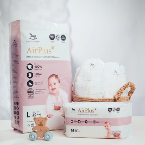 [4 Packs Mega] Applecrumby® AirPlus Diapers