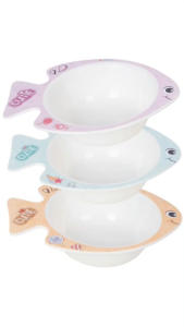 Chén hình cá trẻ em 300ml nhựa VIỆT NHẬT - Chén ăn cơm canh ăn dặm cho bé mẫu giáo - 6802