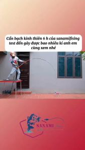 Cần Câu Tay Câu Đài Bạch Kinh Thiên Cam 5H [BH 1 Năm 1 Lóng] Tặng Kèm Ngọn Phụ CT38  - Sanami Fishing