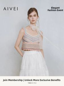 AIVEI | Summer Bohemian Bright Short Knit Top