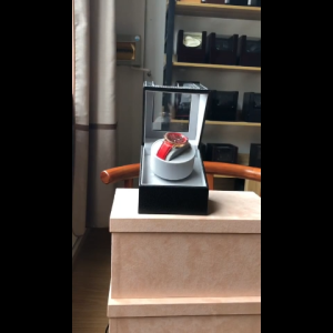 Automatic Watch Winder Machinery Watch Shaker Transducer Electric Rotating Watch Box Premium PU Leather Mechanical Watch Display Winder