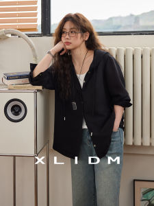 เสื้อแจ็คเก็ตผู้หญิงไซส์ใหญ่ บางเฉียบ ระบายอากาศได้ดี ป้องกันแสงแดด ทรงหลวม สไตล์ลำลอง เสื้อคลุมกันหนาว ฤดูใบไม้ผลิและฤดูร้อน