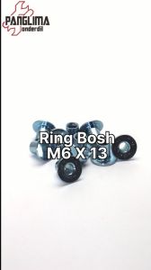Ring Bosh M6 Tinggi 5 13 mm Bosing Bos Boshing Bus Bushing Bush Topi Tinggi Panjang Pendek M6x5 M6x13 6x5 6x13