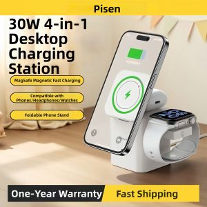 PISEN | 30W Qi2 Wireless Magnetic Type-C Apple Compatible Charger 30W