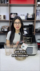 Máy ép trái cây tốc độ chậm Tefal ZC420E38 - Công suất 150W - Bảo Hành 24 Tháng