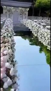 10M Wedding Mirror Carpet Silver Double Sided Silver for T Stage Indoor Outdoor Wedding Decorations