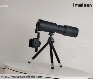 300x40 HD Teleskop Ponsel Foto Portabel Tripod Bermata Zoom Teleskop Ditarik Mini Lingkup untuk Menonton Bulan Bintang