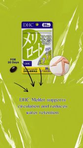 DHC Melilot Beauty Diet Supplement for Long Lean Legs 20 Days 40 capsules 1/2027 Expiry Date