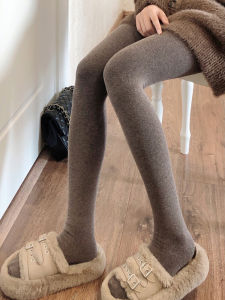 Quần Lót Bầu Sữa Màu Cà Phê Sữa 4 Lớp Mùa Thu Đông Quần Bó Không Đường May Sọc Dọc Chống Phù Nề Quần Lót Bầu