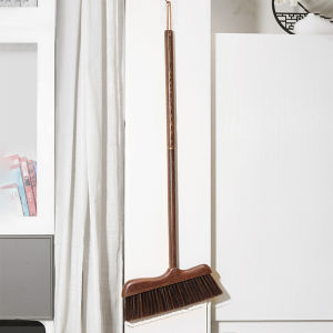 Soft Bristle Chicken Wing Wood Broom for Hardwood Floor Dust Cleaning Household Childrens Puzzle Assembly Chinese Zen Style