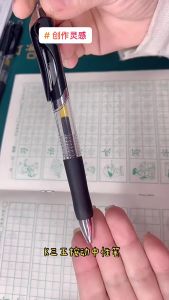 factory 12pcs/set 0.5 mm push neutral black ballpen School supplies Stationery