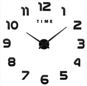 New Modern Design Large Wall Clock 3D DIY Quartz Clocks Fashion Watches Acrylic Mirror Stickers Living Room Home Decor Horloge