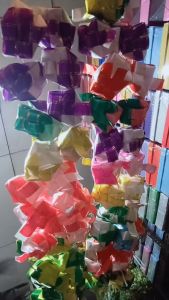 2 PCS - HIASAN KETUPAT JUMBO UKURAN 15 CM UNTUK PARCEL LEBARAN / HIASAN HAMPERS HANTARAN RAMADHAN IDUL FITRI