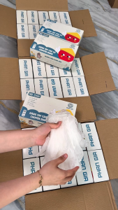 [CHÍNH HÃNG] 400 Chiếc Găng Tay PVC Trong Suốt  Bao Tay Trắng Trong Siêu Dai Siêu Bền - Size S M L - Chống Nước Chống Rách - An Toàn Cho Da - Dùng Cho Thực Phẩm Spa Phun Xăm Thẩm Mỹ