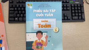 Sách - Phiếu bài tập cuối tuần môn Toán lớp 5 - NXB Giáo dục