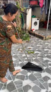 Chổi cây lớn chổi lông cứng quét sân to bền cứng cáp dùng để quét sàn bê tông nhà xường