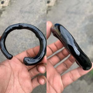 Gelang akar bahar C bulat natural
