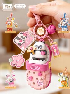 Loz | Chuỗi Khóa Mèo Gấu Trúc Đế Dừa