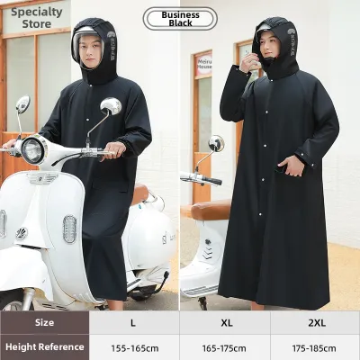 SLVGOODS | Rainproof Raincoat for Cyclists Helmet Compatible