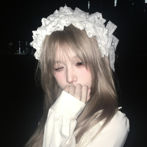 White Wedding Veil Womens Halloween Gothic Style Hair Accessories Cosplay Lolita Flower Bride Headwear Sweet Style Fixed Shaping