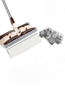 ดูดซับน้ำแบบติดพื้นอเนกประสงค์สำหรับบ้านใหม่ปี 2025 ดูดซับน้ำได้ดี อุปกรณ์ทำความสะอาดแบบไร้การล้างมือ ส่วนบนทำจากเหล็กไม่สนิม