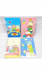 Quill & pad Shop สมุดโน้ตบันทึกแบบแนวนอนซีรีส์ Pikachu โมเดิร์นใหม่ รวมทั้งมุมชีวภาพ และชุด Sanrio มีรูปแบบการ์ตูนน่ารัก เป็นสมุดโน้ตบันทึกแบบลูปสำหรับนักเรียน ขนาด 140✘210 มม. และมี 36 แผ่นต่อหนึ่งสมุด A020