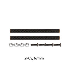 1 Set 67/70/75/78mm Carbon Fibre Chassis Braces with M3 Washer for 1/10 RC Crawler SCX10 PRO Gspeed LCG Rigs Shafty Comp Builds