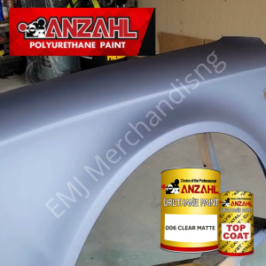 EMJ Anzahl Clear Matte Topcoat – Urethane Paint Finisher for Car Marine and Aircraft | 1 Liter and ¼ Liter