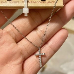 สร้อยคอเงิน Brandymelville แท้ ผู้หญิง ฤดูร้อน Bm Cross เพชรเล็ก หลากหลาย ใหม่ ทันสมัย Layered อินเทรนด์ เครื่องประดับ