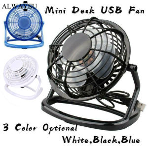 USB im lặng bàn làm mát quạt cho máy tính xách tay máy tính xách tay Máy tính để bàn ofiice quạt làm mát mùa hè 4 lưỡi xoay Quạt mini USB ổ cắm