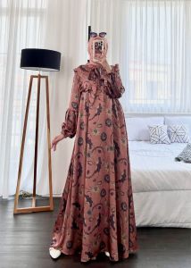 Glamz Elisha 13 Gamis terbaru murah modern mewah long dress kekinian gaun pesta kondangan