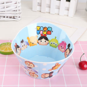 Childrens Tableware Set Cartoon Cute Student Soup Bowl Cup Spoon Melamine Tableware Drop-Resistant Kindergarten Baby Rice Bowl