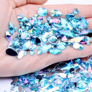 เครื่องประดับแฟชั่น DIY อะคริลิกเพชรทรงแหลมจากไต้หวัน วัสดุใหม่ ราคา 1-9.99 หยวน เครื่องประดับเครื่องแต่งหน้าสำหรับงานปาร์ตี้