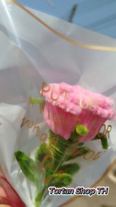 ดอกกุหลาบ ดอกไม้ประดิษฐ์ ดอกไม้ประดิษฐ์จากลวดกำมะยี่