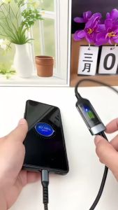 Bộ cáp sạc nhanh 3 đầu 100W chống rối