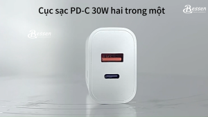 Bộ Sạc Nhanh 20W/30W 2 Cổng USB & Type-C Hỗ Trợ PD Sạc Nhanh Cho iPhone & Android