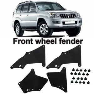 Splash Guards Shield For Toyota Land Cruiser Prado J120 J150 2003 - 2020 LC3 LC4 LC5 Apron Seal Mud Flaps W Clips Fender Liners