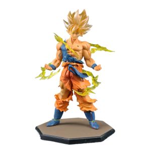 Bandai | Dragon Ball Z Son Goku Super Saiyan Action Figure PVC Collectible Model Anime Statue Desktop Ornament Gift for Fans Toy