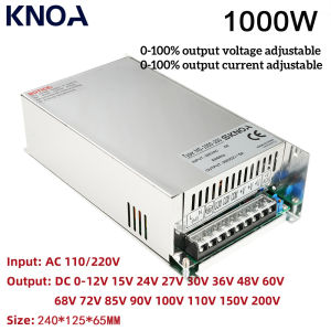 500W 600W 1000W 1500W Adjustable Power Supply 110/220V AC To DC 12V 13.8V 15V 24V 36V 48V 60V 72V 80V 90V 100V 150V 200V SMPS