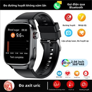 Đồng Hồ Thông Minh Nam 2026 Thiết Bị Theo Dõi Sức Khỏe Mới Với Chức Năng Kiểm Tra Sinh Lý Vi Mô Đo Axit Uric Mỡ Cơ Thể Theo Dõi Năm Cơ Quan Gọi Bluetooth Vòng Đeo Tay Thể Dục