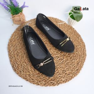 Sepatu BLACKPANDA Sepatu galata brand of BLACKPANDA sepatu flatshoes wanita model pariasi zeffa L2
