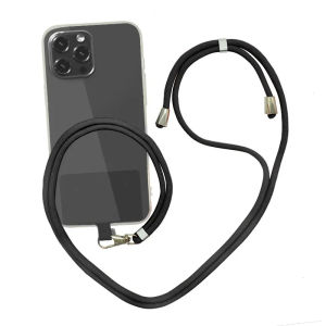 สายคล้องโทรศัพท์แบบปรับได้ 150 ซม. สายคล้องไหล่โทรศัพท์มือถือแบบถัก เชือกคล้องคอป้องกันการสูญหาย สำหรับอุปกรณ์เสริมเคสโทรศัพท์