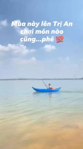 Thuyền Kayak bơm hơi vải PVC thuyền câu cá nhỏ gọn