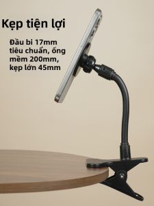 iokex | Magsafe Magnetic Phone Stand Bedside Live Stream Flexible Metal Clamp