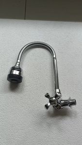 [ VIENA ] Kran Angsa Fleksibel Kran Cuci Piring Keran Sink Kran Dapur Dinding Body Besar Anti Karat 6621ST-L5