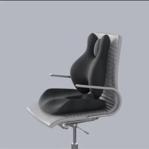 《308》เบาะนวดเก้าอี้สำนักงาน Lumbar Support Massage Heating Lumbar Backrest Cushion Game Chair Seat Lumbar Cushion
