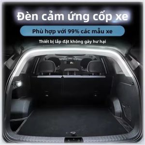 Đèn Chiếu Sáng Cốp Xe Ô Tô Dải Đèn LED Không Dây Cảm Biến Tự Động Độ Sáng Cao Trang Trí Nội Thất Xung Quanh Đèn Đuôi Xe Cao Su Silicon