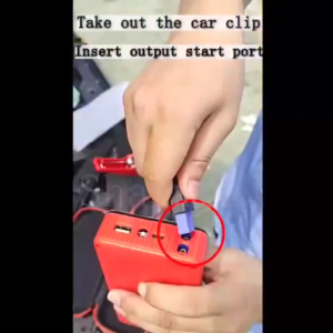 จั๊มสตาร์ทรถ 12v จั้มสตาร์ท พกพา jump start รถยนต์ จั๊มสตาทรถยนต์ สตาร์ทรถดีเซล รถกระบะ จั้มสตาสรถยนต์ จั๊มสตาท รถยนต์ ตัวจั้มสตาร์ท 99800 mAh 2-in-1 4ชุดจั้มสตาร์ท พร้อมปั๊มลม แบตเตอรี่กู้ภัยพกพาได้-jump start