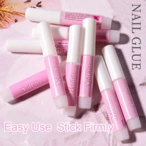 👍C.three 1Pcs 2g Round Bottle Nail Glue Super Strong Adhesive For False Nails For Nail Pieces Nail Art Glue